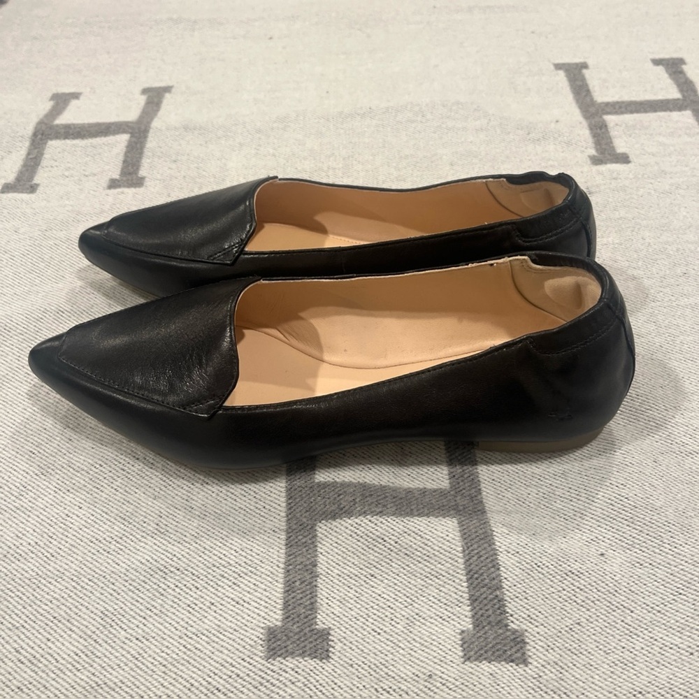 Hush Puppies Black Flats